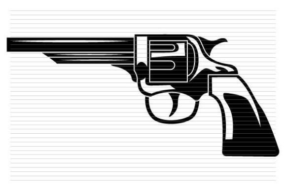 Cowboy Gun Pistol Svg Clipart Review