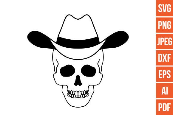 Cowboy Hat Skull Svg Review