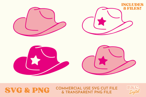 Pink Cowboy Hats Cowgirl SVG PNG Review