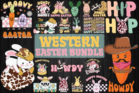 Retro Western Easter Bundle SVG Review