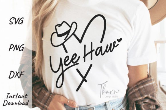 Yee Haw Svg Western Heart Valentine